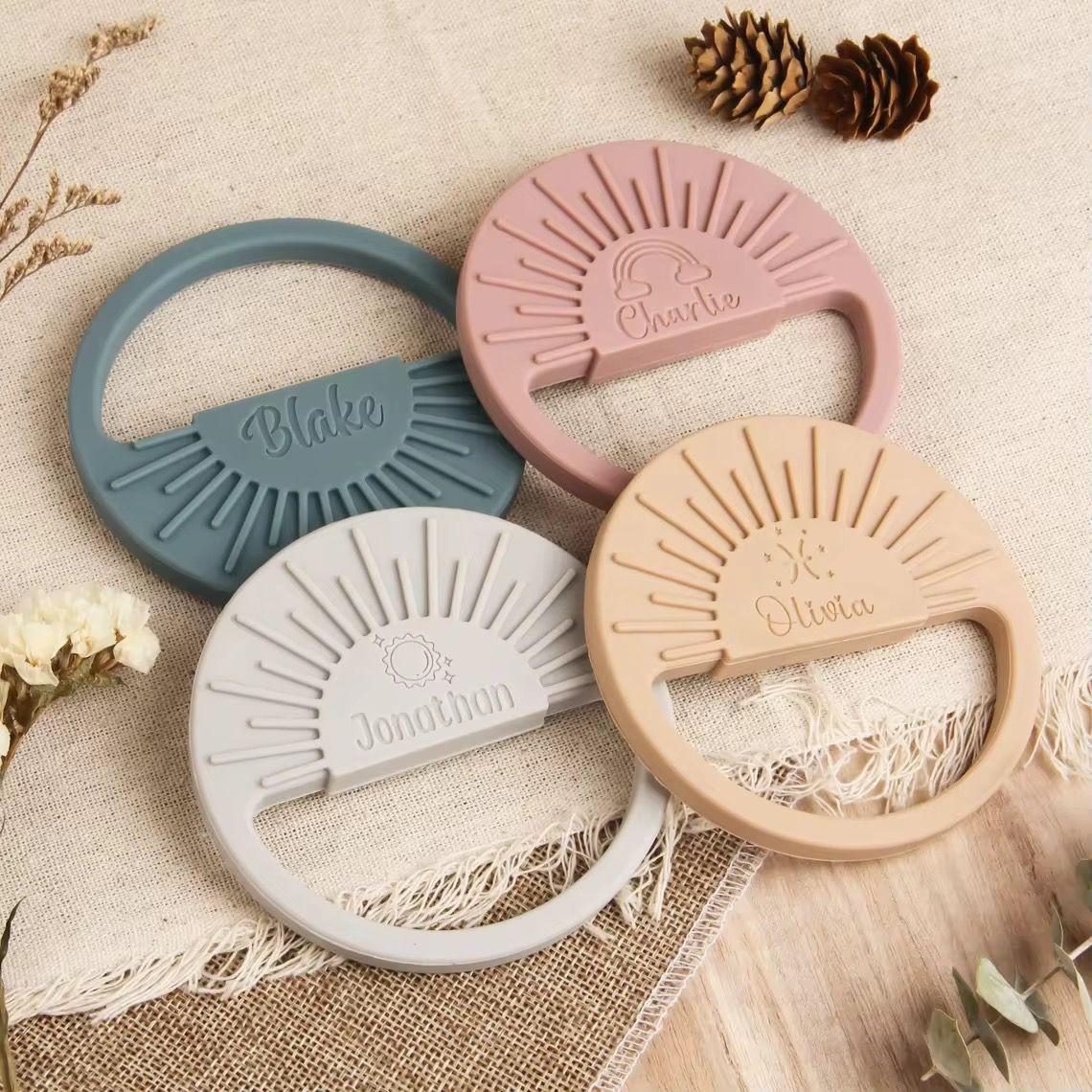 Personalized Silicone Teething Rings